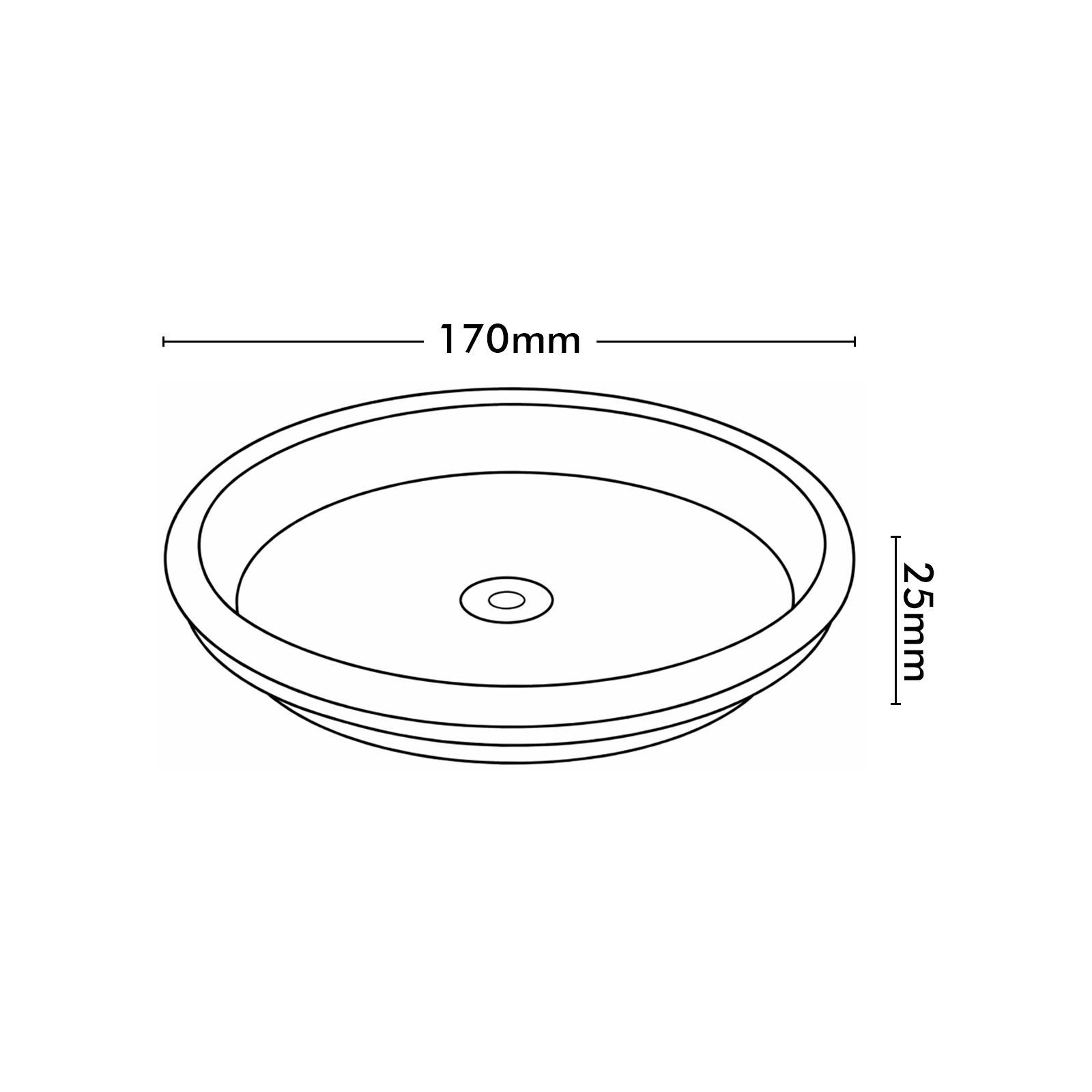 Moda 17cm Titanium Clay Saucer Waterproof In Bundle