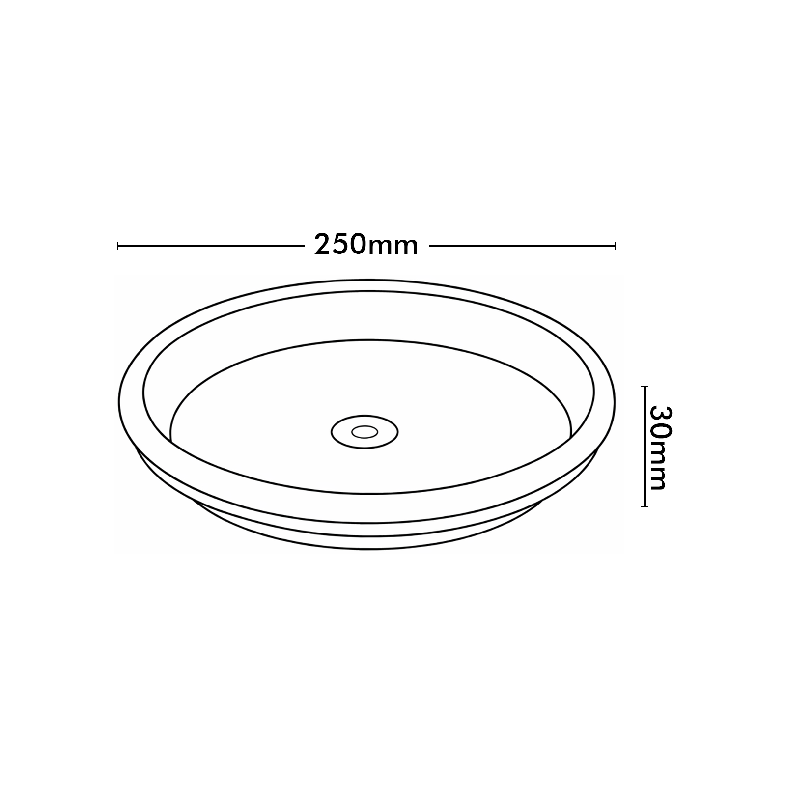 Moda 25cm Titanium Clay Saucer Waterproof In Bundle