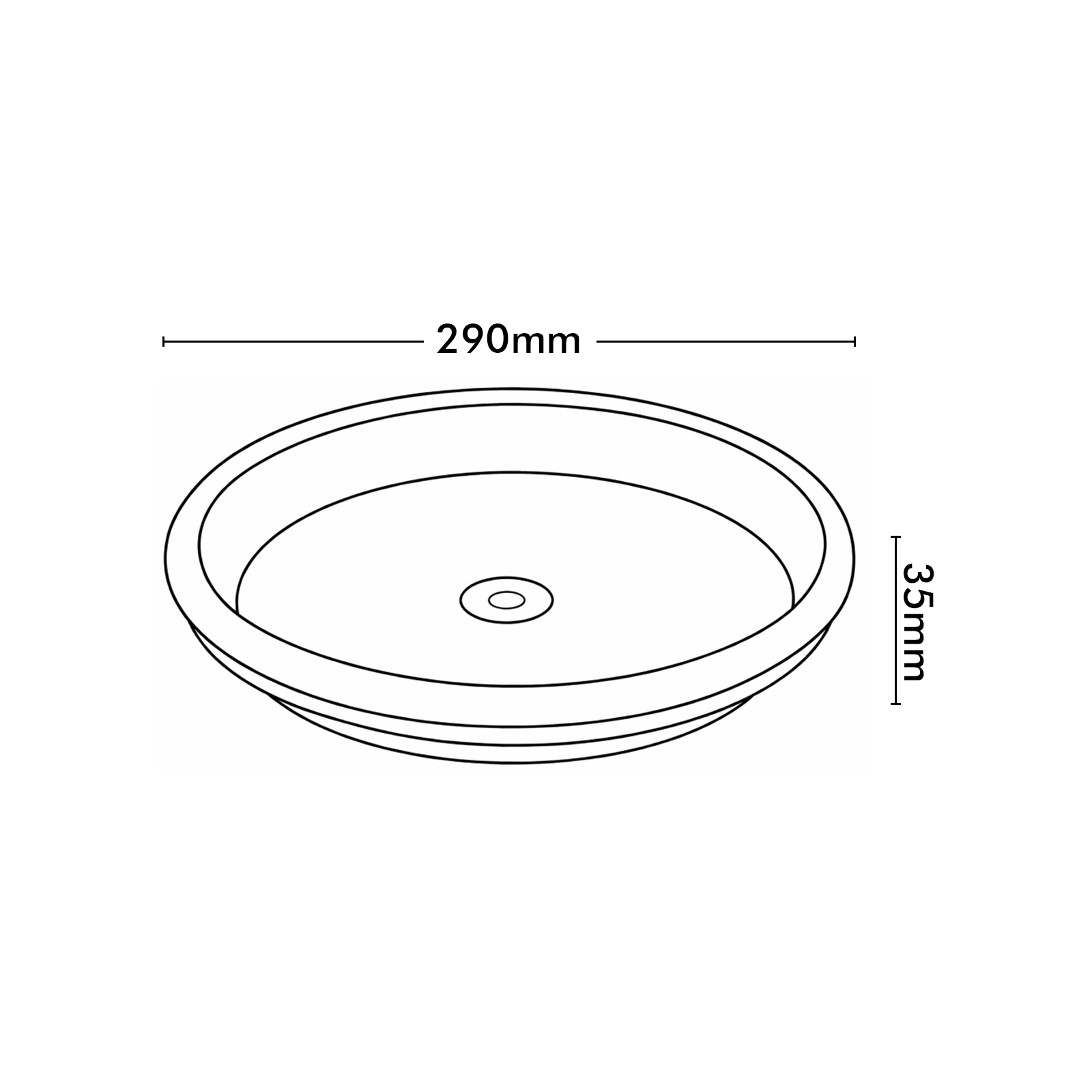 Moda 29cm Titanium Clay Saucer Waterproof In Bundle