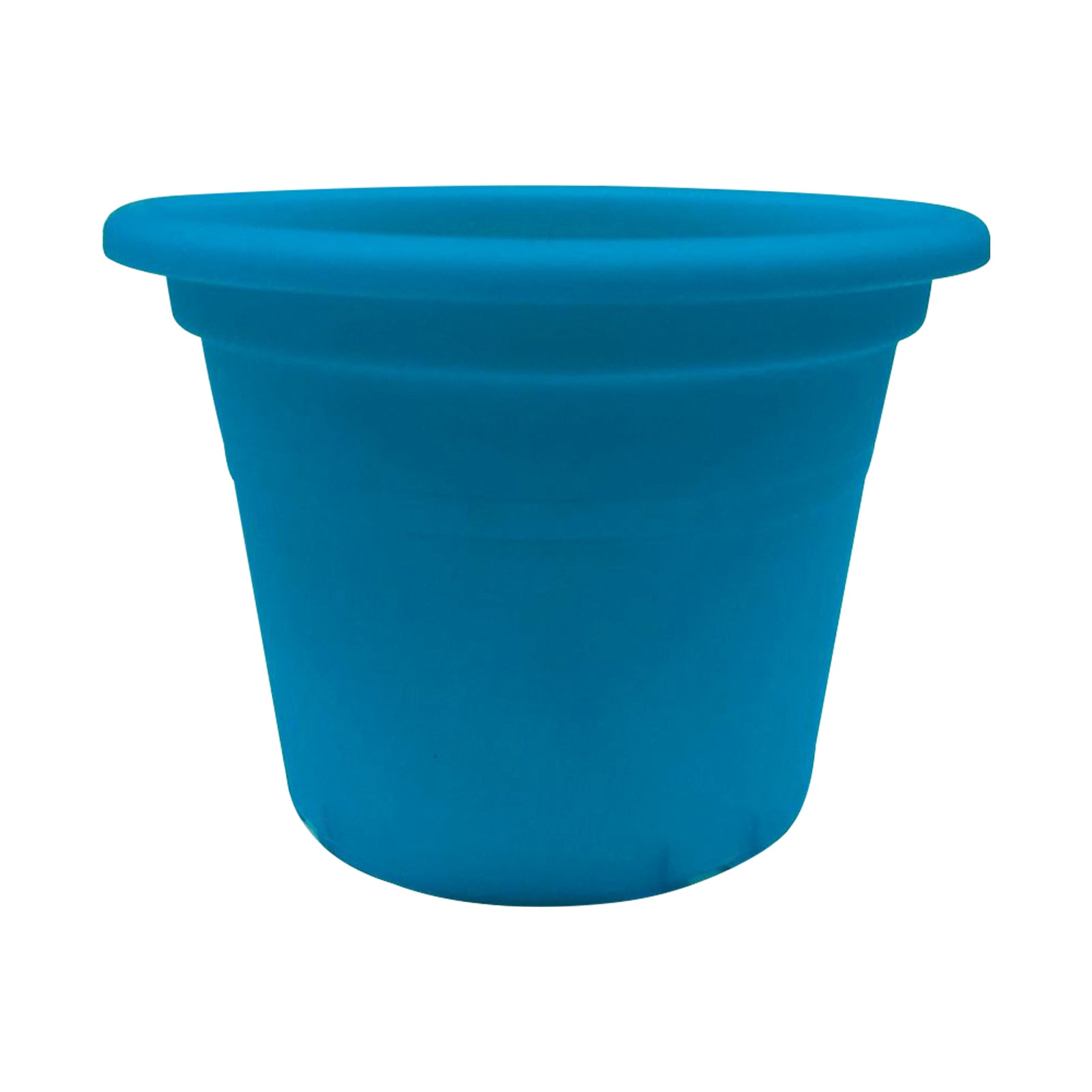 Moda 15cm Round Transparent Aqua Plastic Pot, small aqua transparent round plastic pot for indoor plants