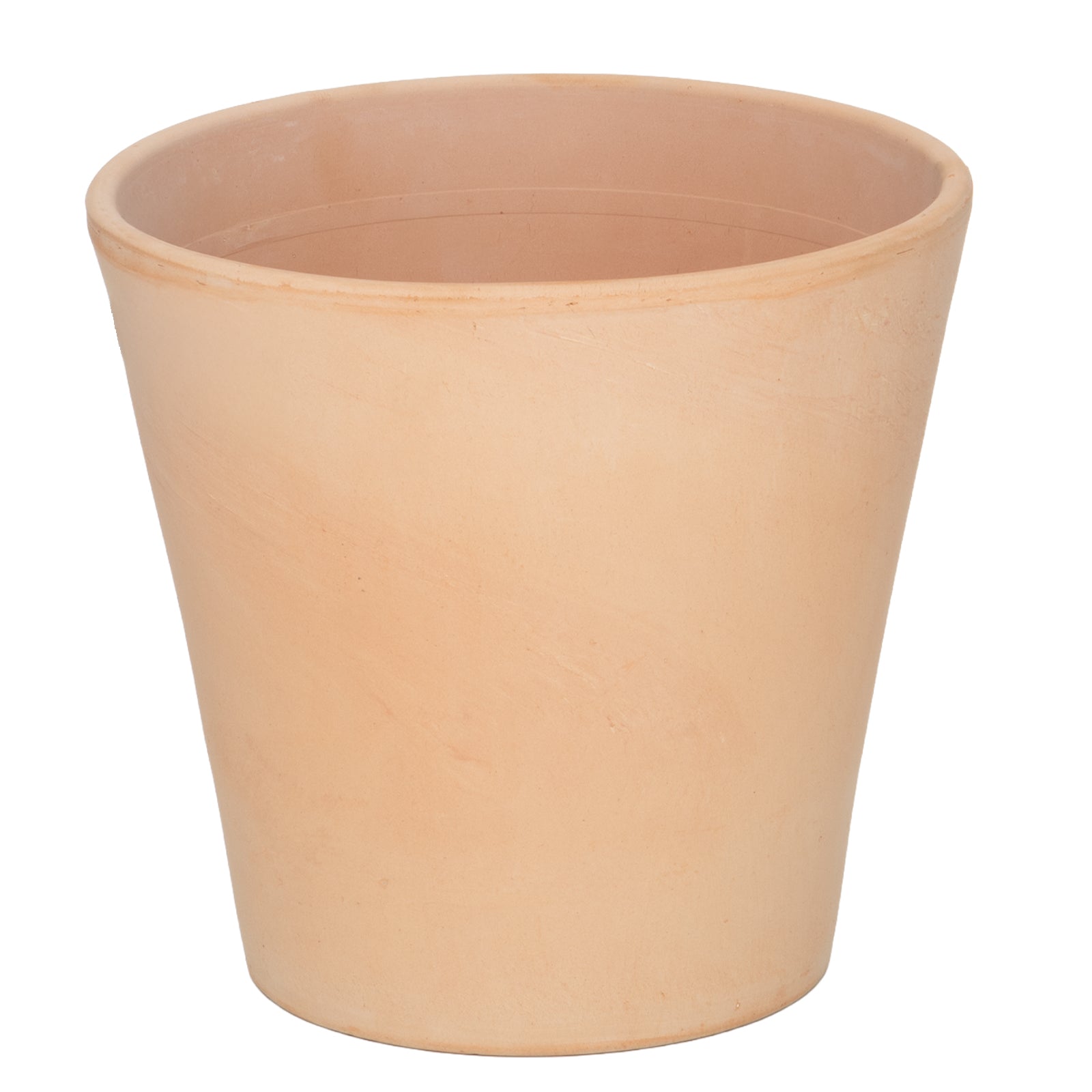 Moda 20x18.5cm Terracotta Cono Titanium Clay Pot