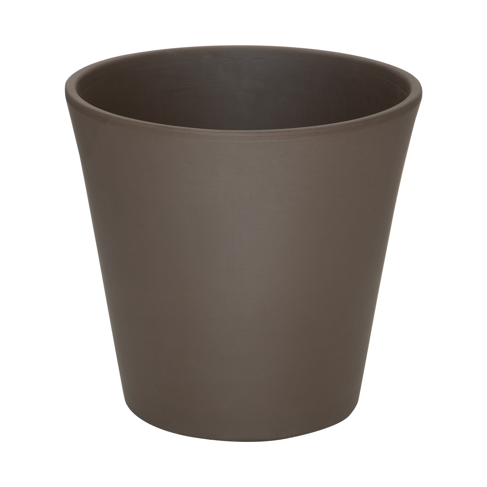 Moda 25x23cm Terracotta Cono Titanium Clay Pot