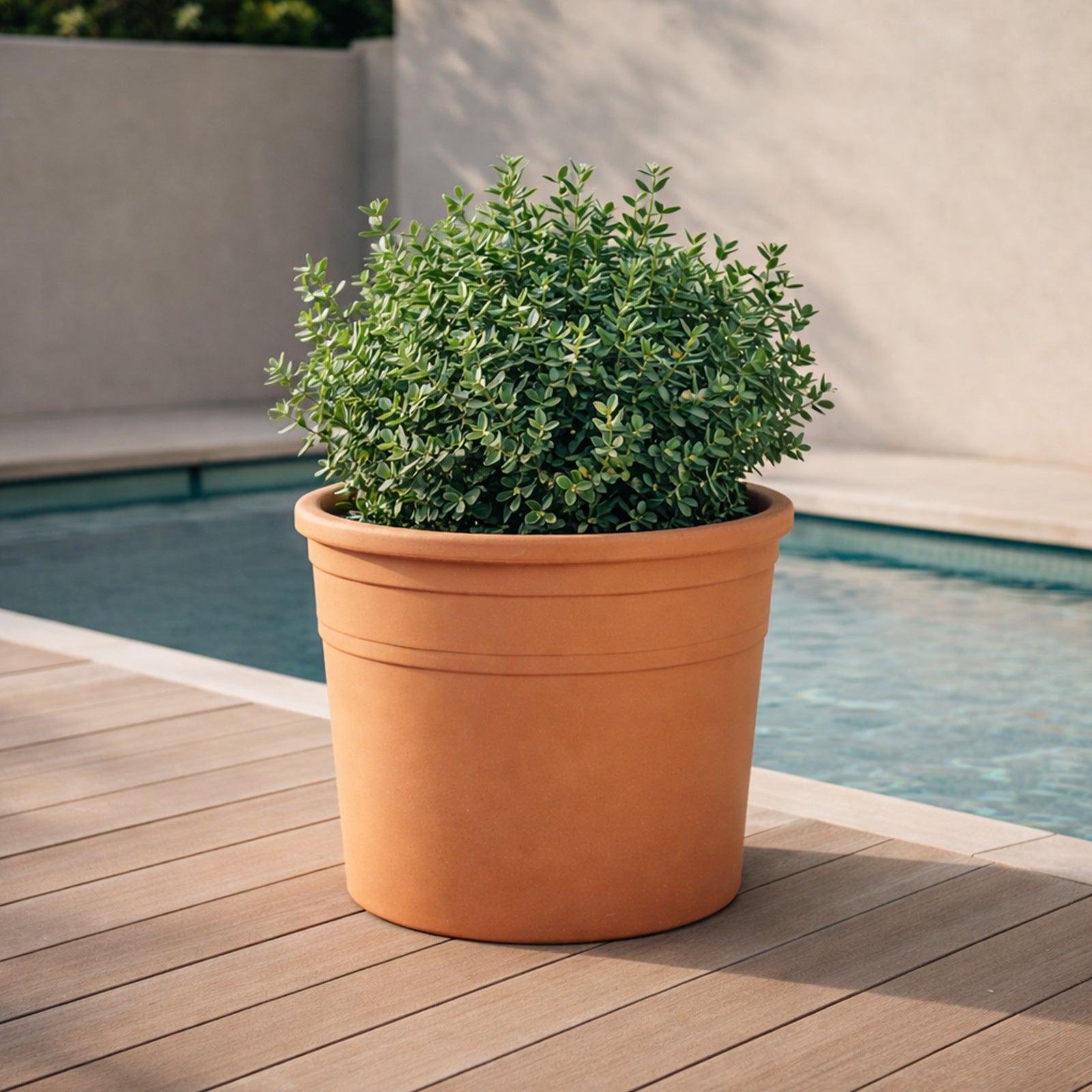 Moda 40x30.2cm Terracotta Mastello Red Clay Pot
