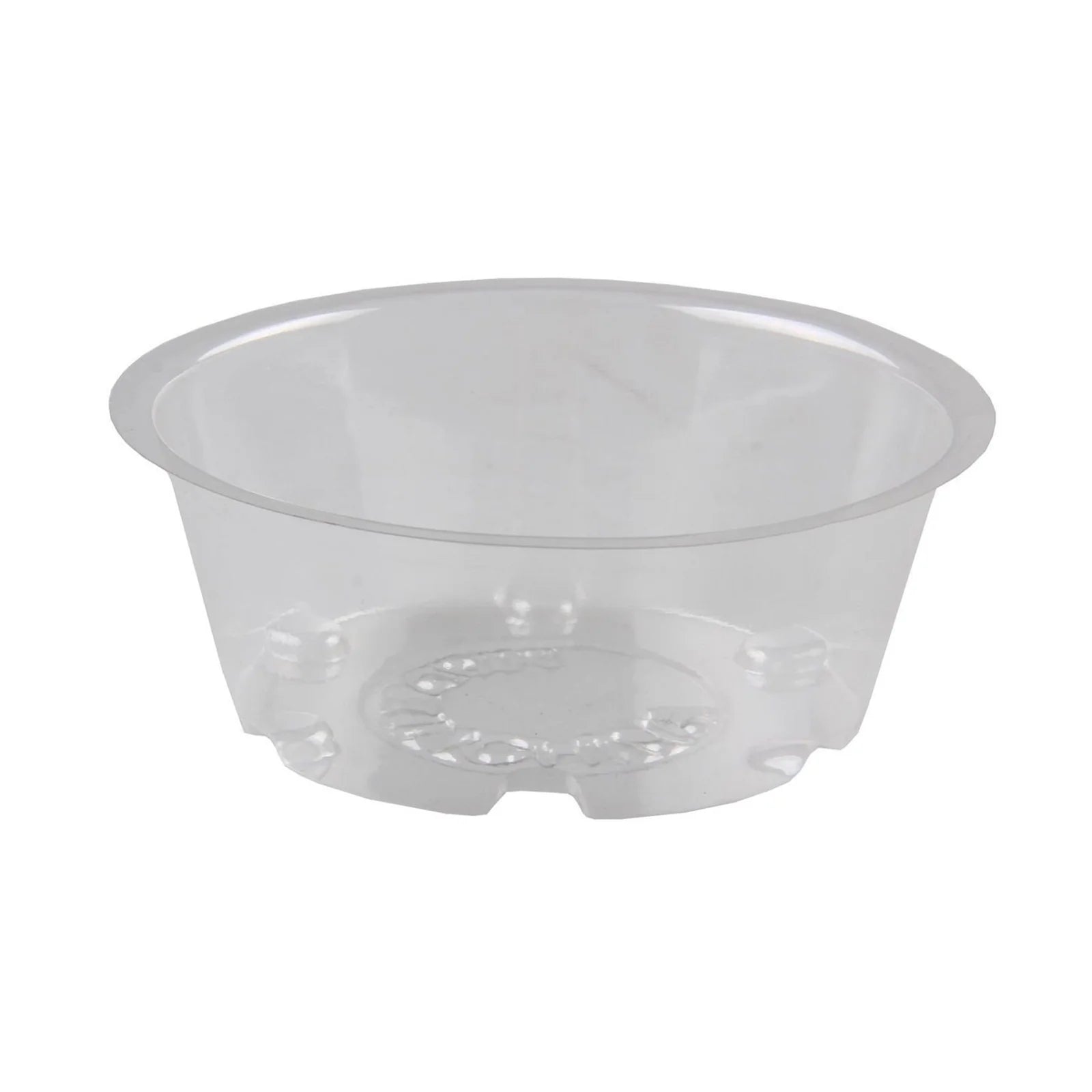 Moda 12.3cm Clear Vinyl Pot Saucer, small flexible clear vinyl drip tray for indoor pots
