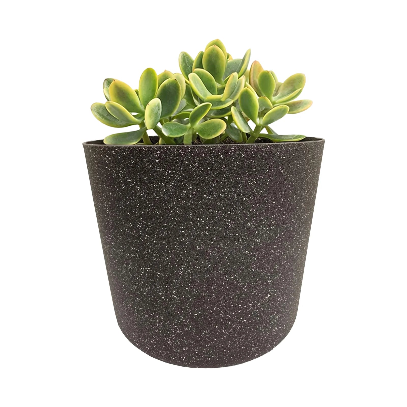 Moda 22cm Charcoal Stonelite Sphere Planter, medium round ball-shaped charcoal lightweight stone-look pot