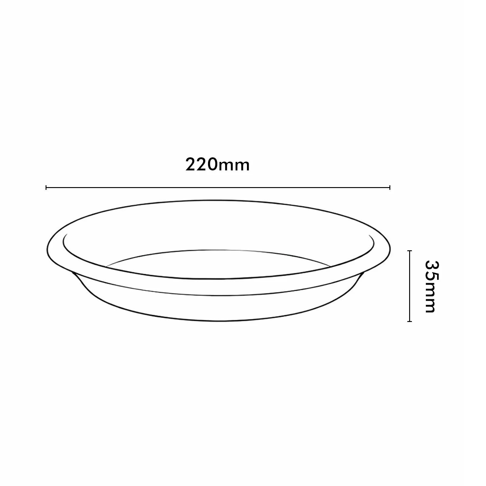 Moda 22cm Clear White Transparent Plant Saucer, large clear plastic drip tray for indoor pots