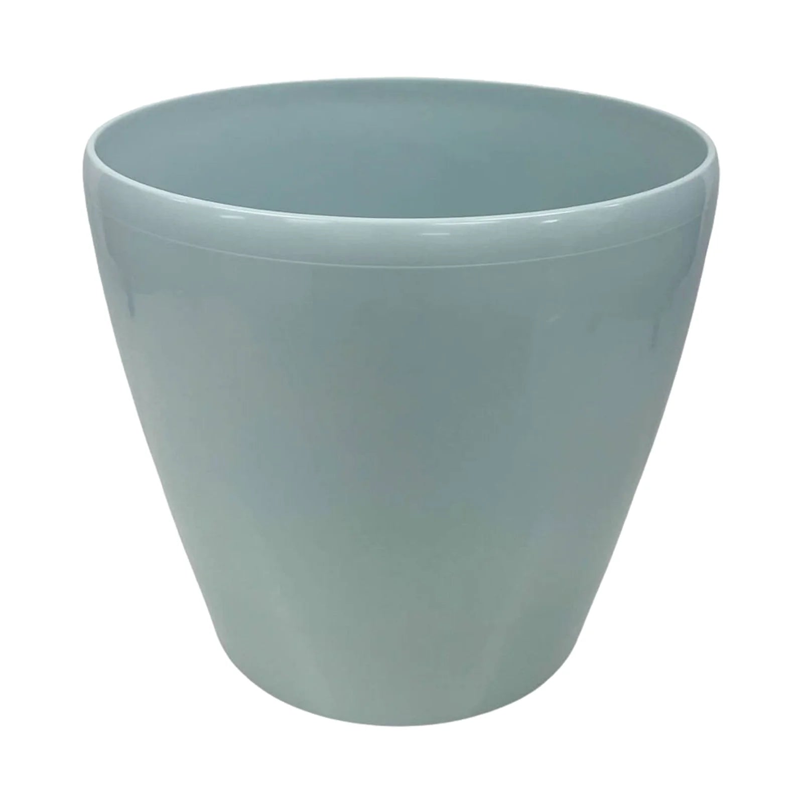 Moda 28cm Blue Round Premium Self-Watering Plastic Pot, large blue pot with built-in water reservoir