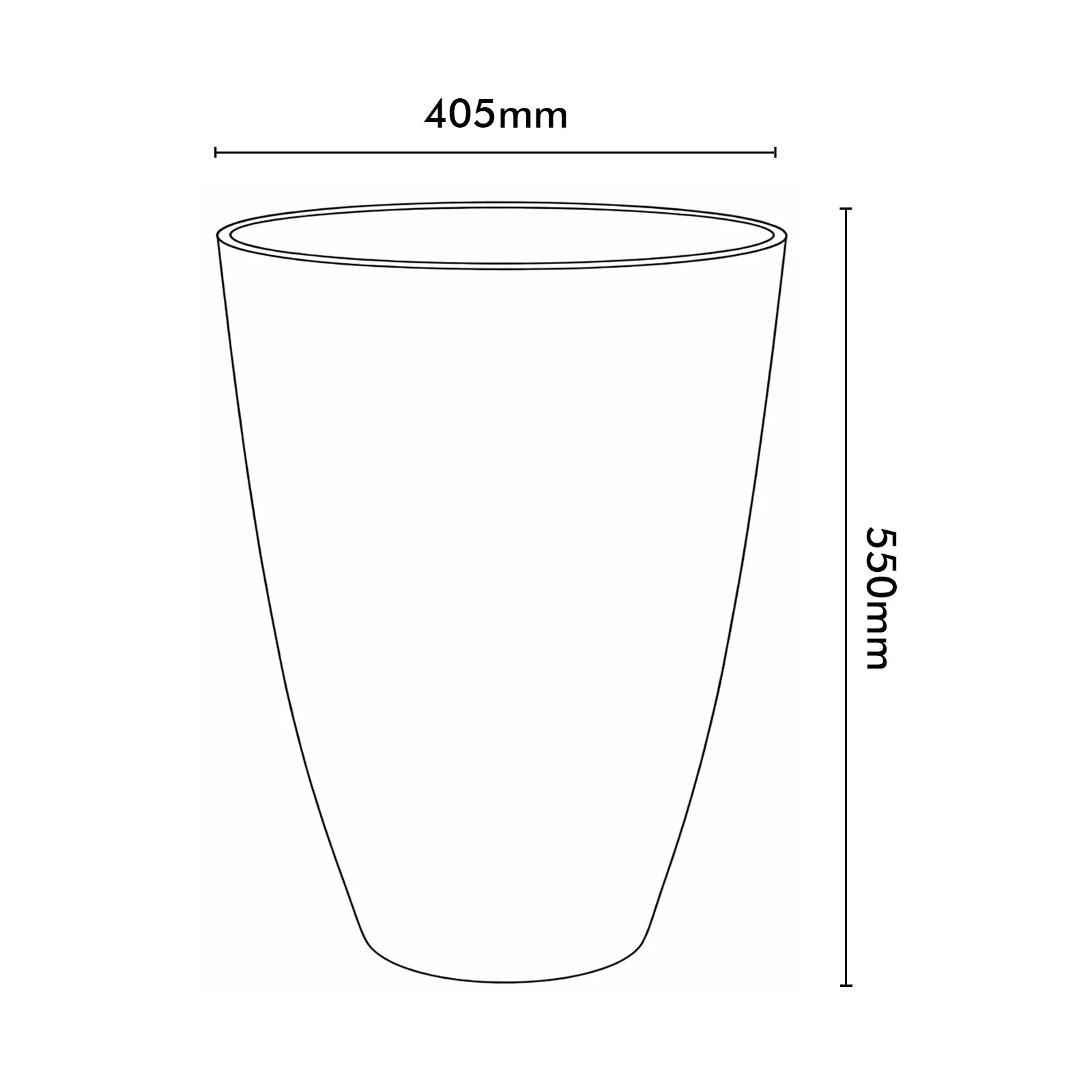 Moda 40cm Sandstone Tall Faux Planter, tall slim sandstone faux stone effect pot for indoor and outdoor plants