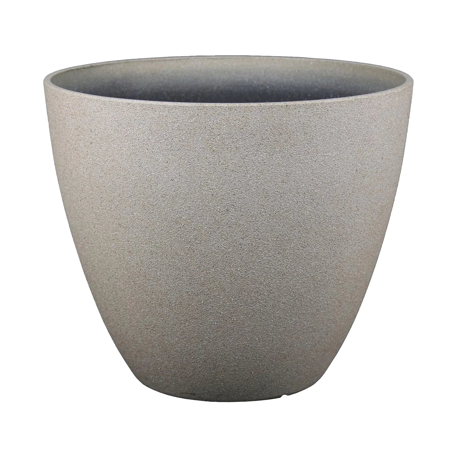 Moda 44cm Sandstone Faux Planter, large lightweight sandstone faux stone effect round pot for indoor and outdoor use